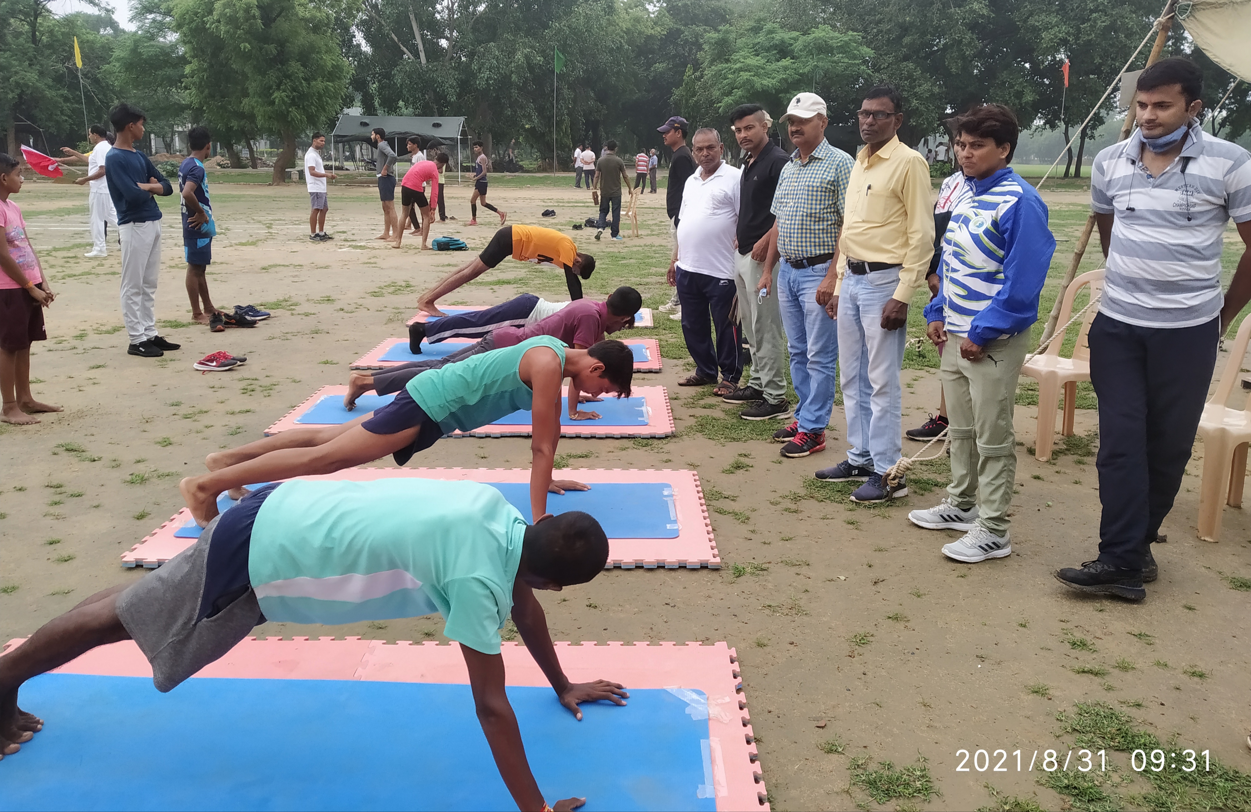 भिंड : टैलेंट सर्च का जिला स्तरीय फिजिकल फिटनेस टेस्ट का पांचवा दिन [खेलों के माध्यम से बच्चे करेंगे जिले का नाम रोशन]