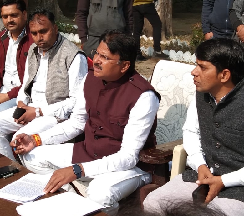 भिण्ड विधायक संजीव सिंह ने शहर को दी करोड़ों रुपए के विकास की सौगात