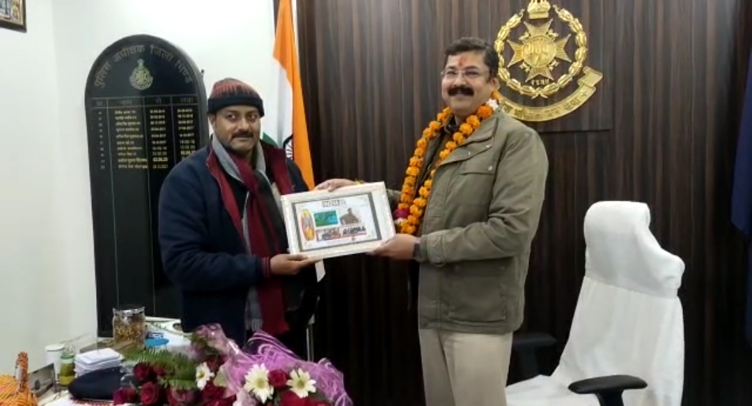 इंडिया फास्ट 24 न्यूज चैनल की ओर से भिंड पुलिस अधीक्षक को जन्मदिन की शुभकामनाएं।