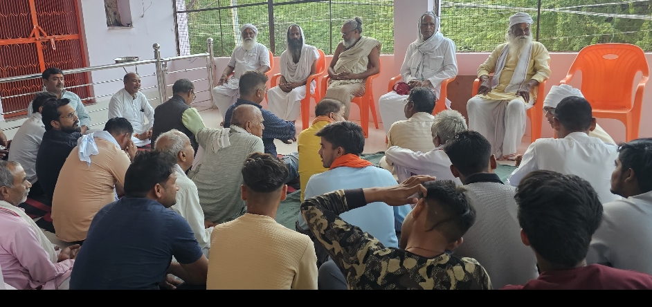 भिंड ग्वालियर हाइवे सिक्स लेन की मांग को लेकर धर्म सभा 